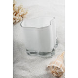 Vase COR13WH en blanc, sur fond neutre