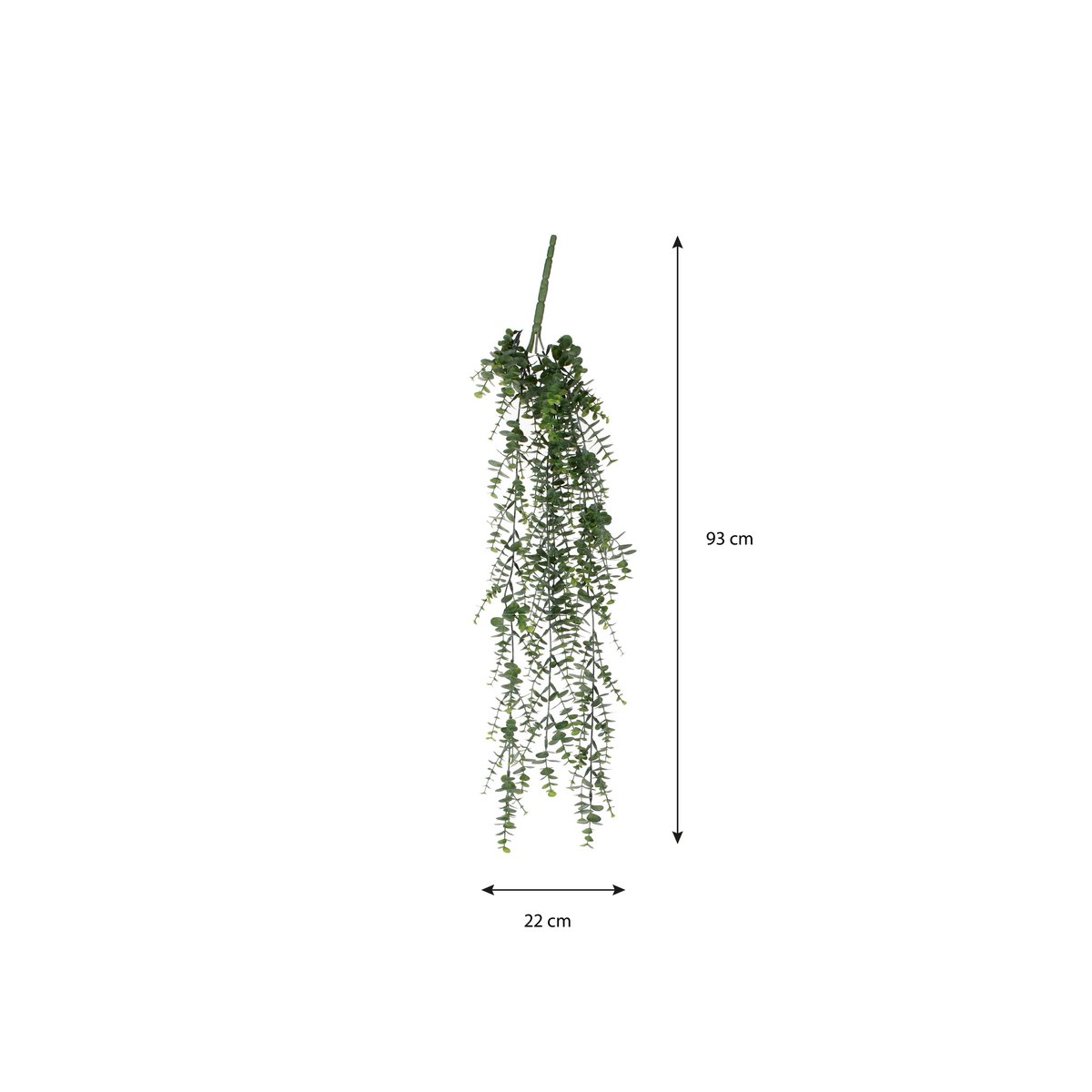 Plante artificielle suspendue Vert