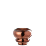 Photophore Julia en verre marron, parfait pour une ambiance chaleureuse