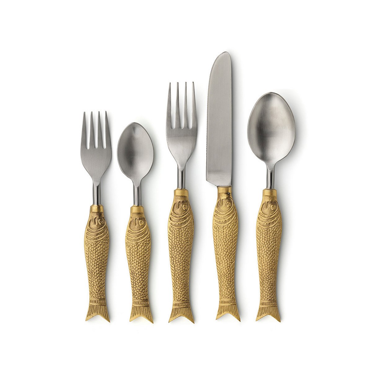 Fourchette à apéritif en forme de poisson, idéale pour servir avec style