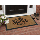 Tapis coco 60 x 40 cm paillasson paillasson paillasson tapis anti-poussière porte d'entrée