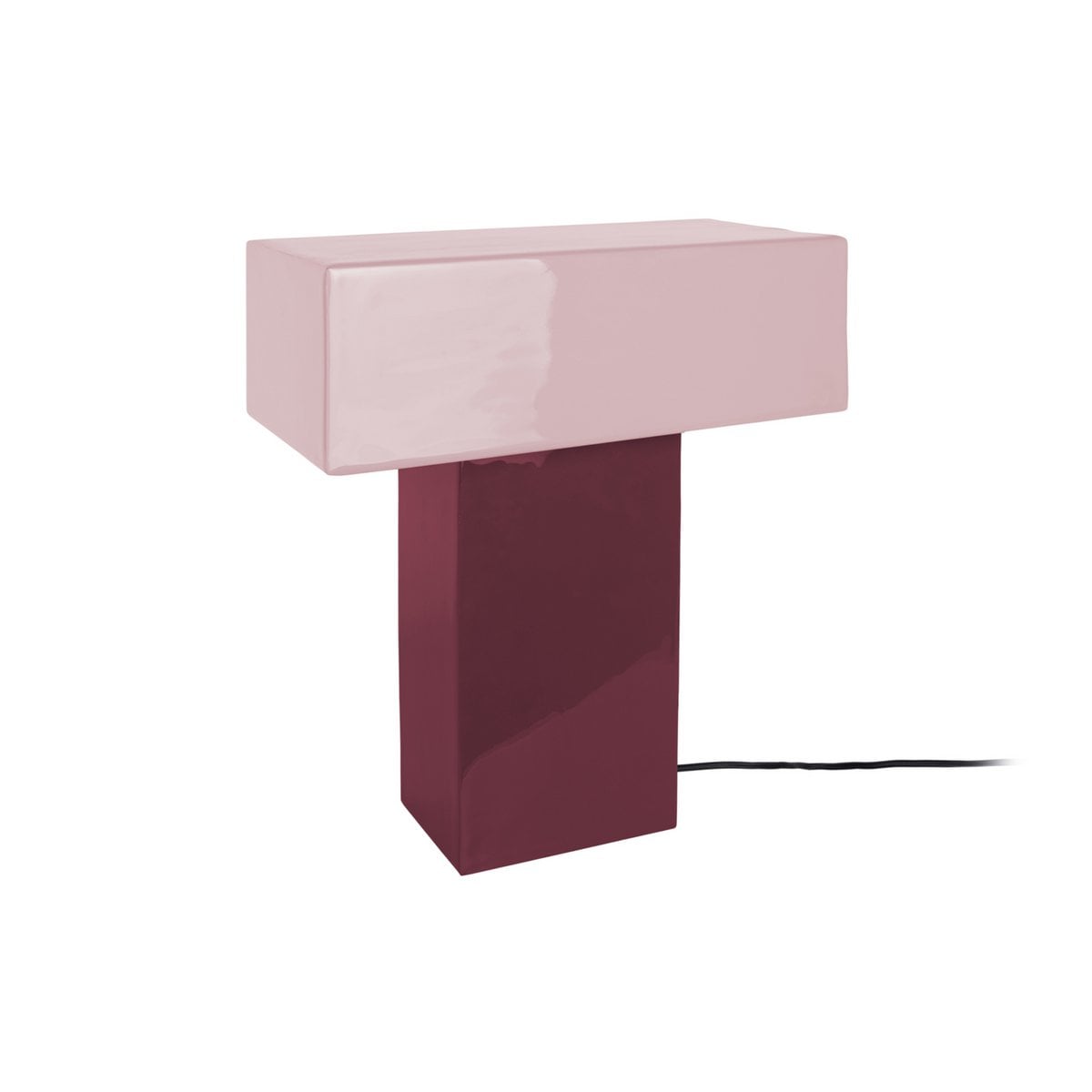Lampe de Table Grato Recto - vue avant avec design angulaire
