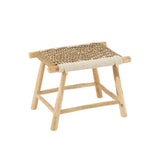 Vue latérale du pouf Waverly, design élégant et moderne