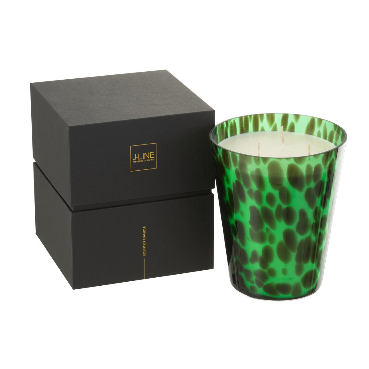 Bougie J-Line Noa dans un décor chic, ajoutant une touche de luxe.