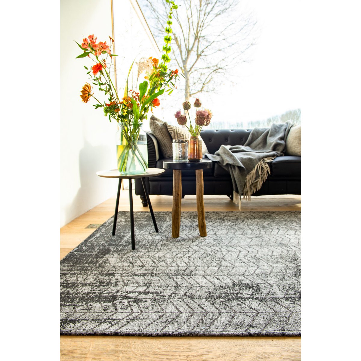 Tapis Eco - Harlem Contrast - Tapis gris