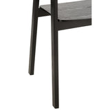 J-Line Chaise Naga Frêne/Corde Noir