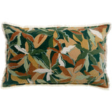 Coussin imprimé Alina Pétrole 40 x 65