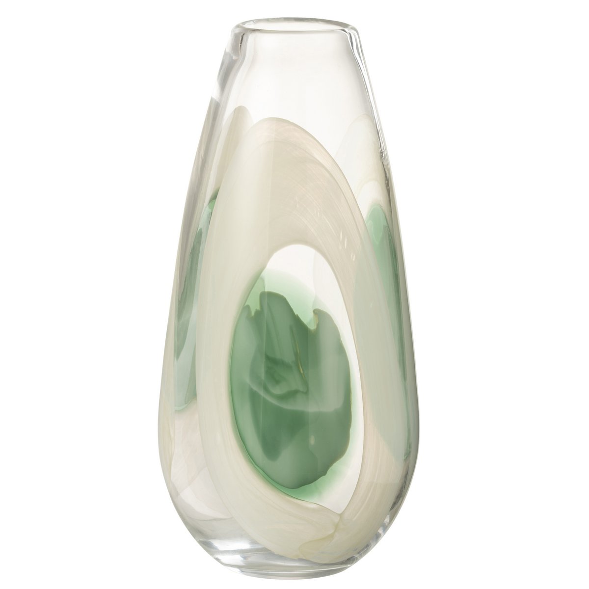 Vase Livy J-Line avec fleurs, décoration élégante