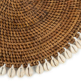 Set de Table Coquille Coloniale - Marron Naturel