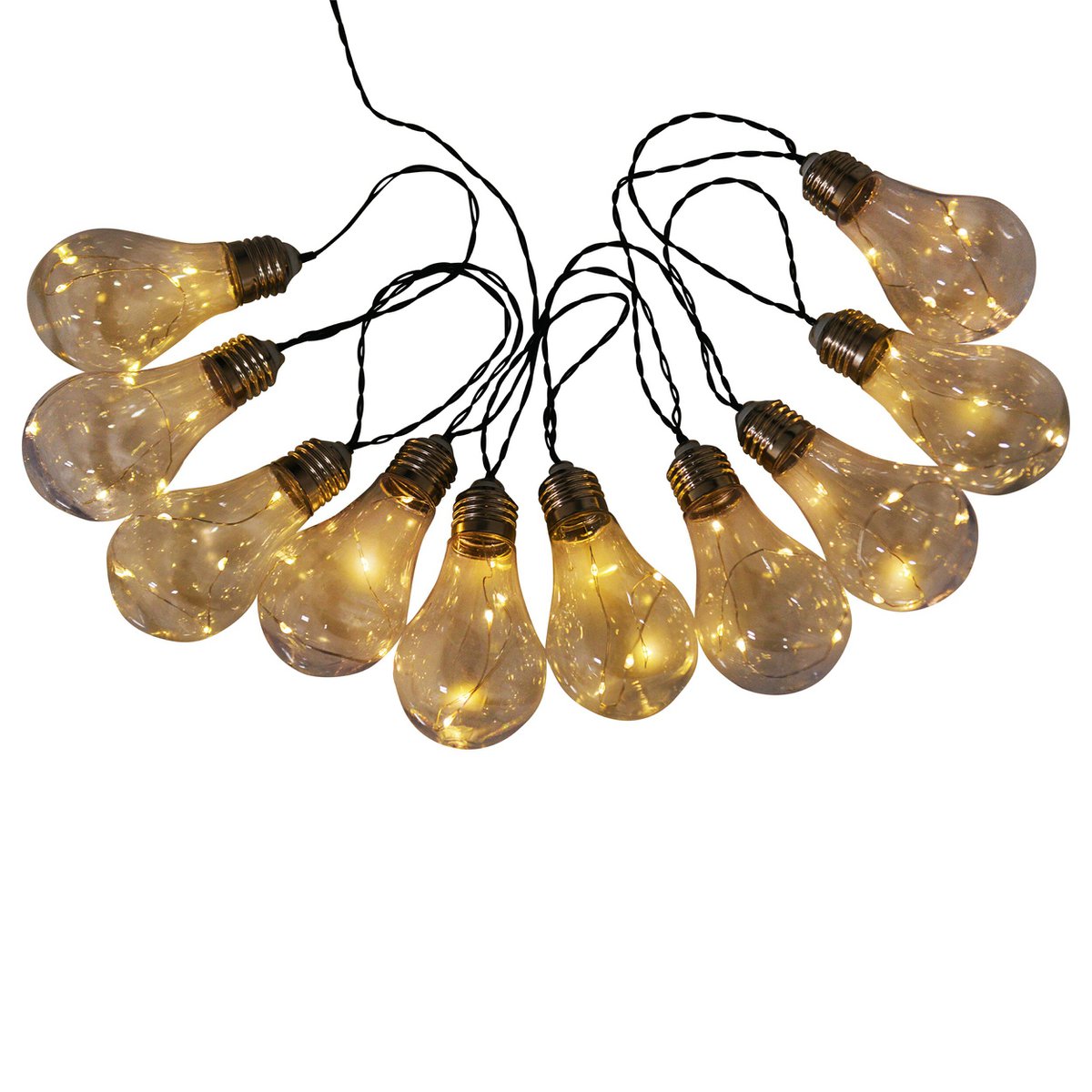 Ambiance chaleureuse avec la chaîne lumineuse