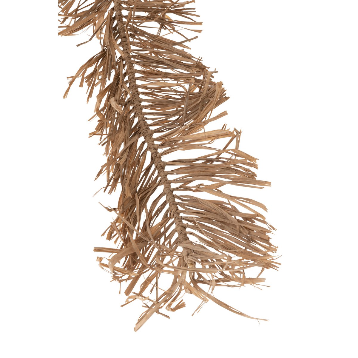 Détail de la plante artificielle J-Line Palmboom sur fond neutre