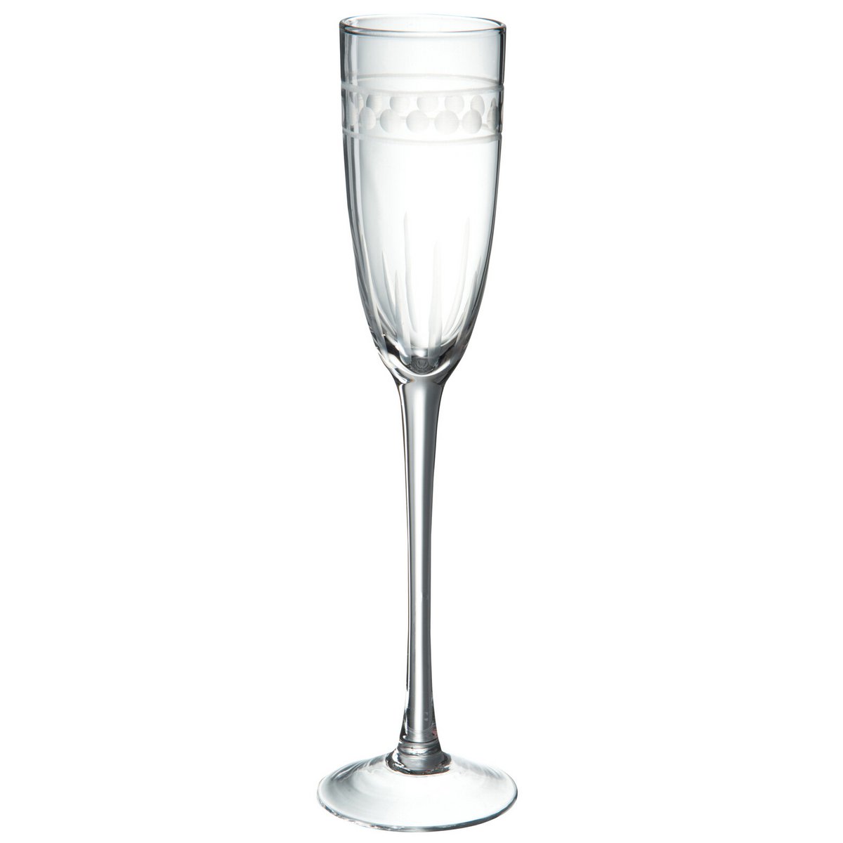 Verre à champagne J-Line Bolpatroon avec design élégant et épuré