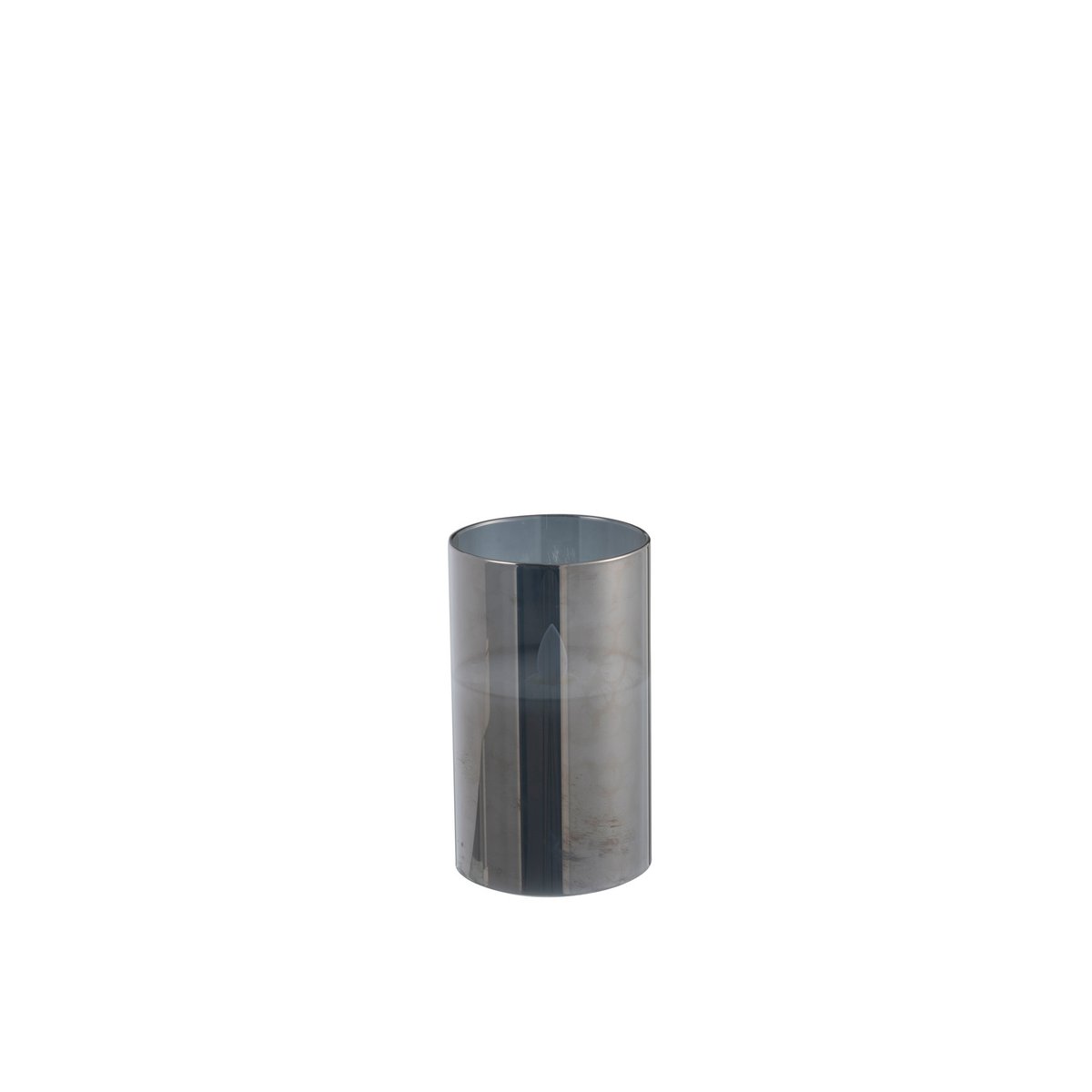 Lampe J-Line Shiny en verre gris, vue de face