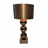 Lampe globe Base bloc Sépia