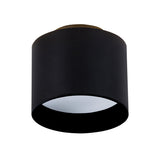 Spot LED "trios" Ø 10 cm noir, en métal et en plastique avec des LED intégrées