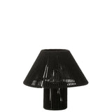 Lampe à poser J-Line - métal/coton - noir - LED