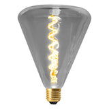 Lampe à LED "Dilly" E27 Version 4 Watts, métal et verre en gris