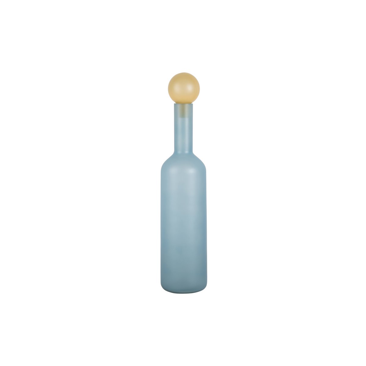 Vase Alegre Grande en verre bleu avec design unique et élégant
