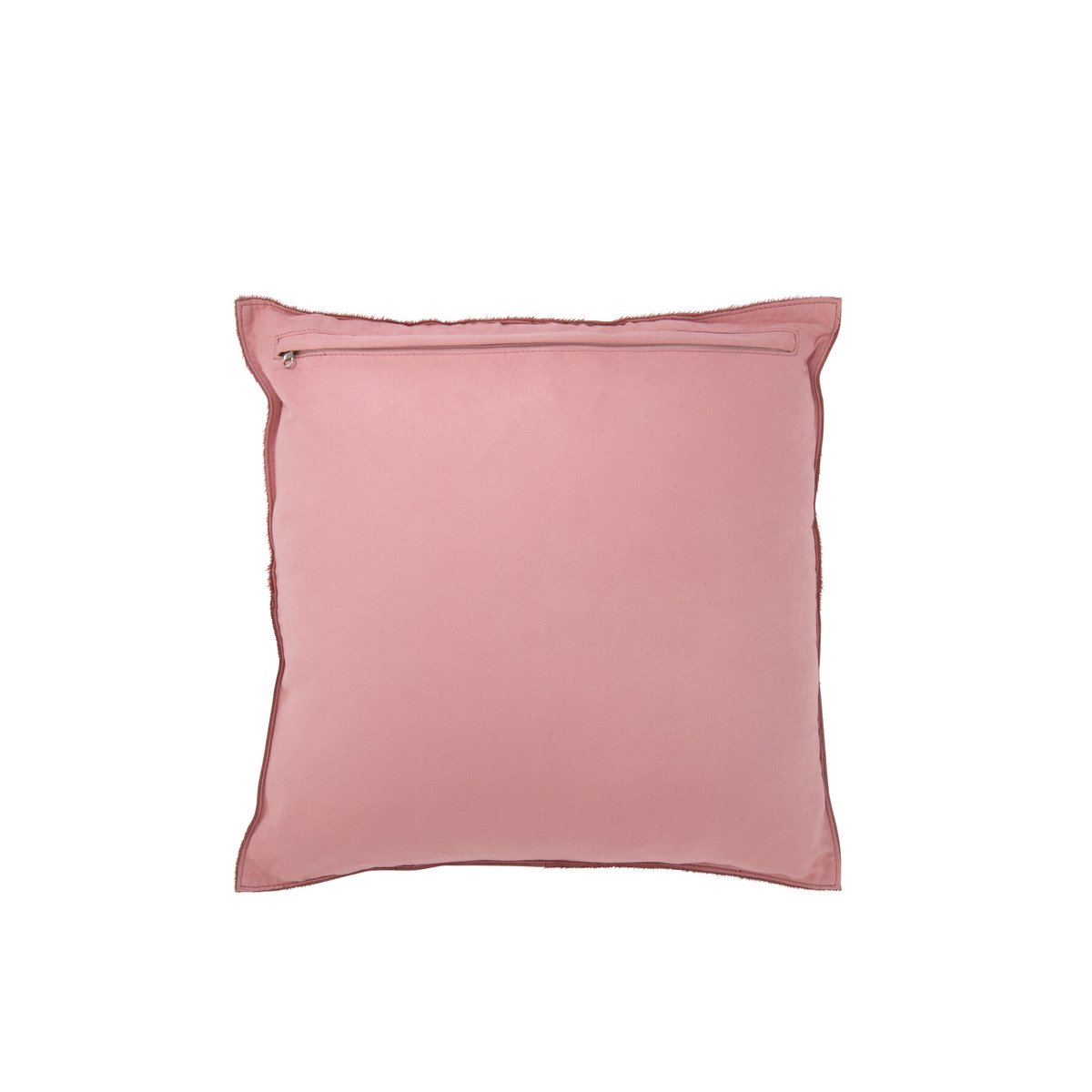 Coussin J-Line en cuir rouge avec texture luxueuse