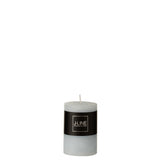 Bougie cylindrique J-Line bleu clair, petite taille, vue de face