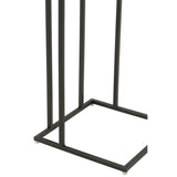 Vue latérale de la table d'appoint J-Line, mettant en avant ses lignes épurées.