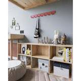 Gorillz Rounded Seven - Porte-manteau mural - 7 patères - Rouge