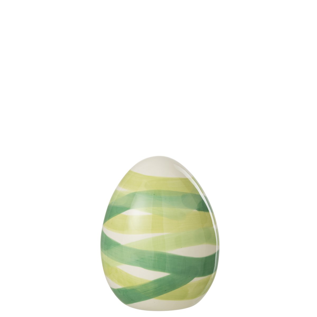 Décoration Egg Lines J-Line posée dans un intérieur moderne