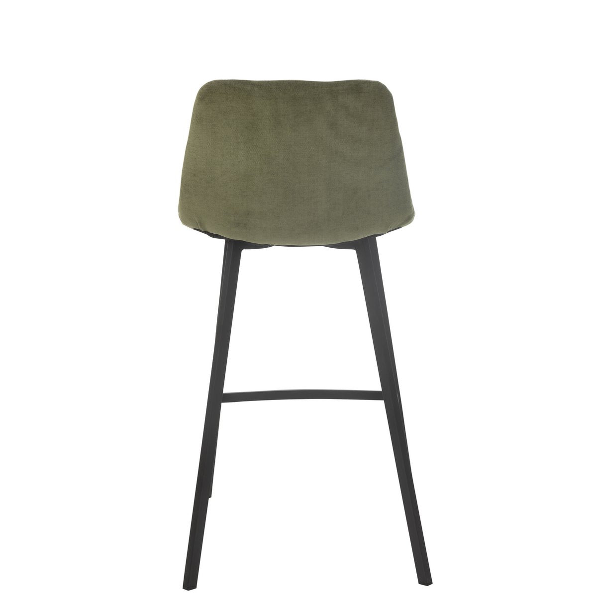 Chaise Kent J-Line en métal vert, angle latéral
