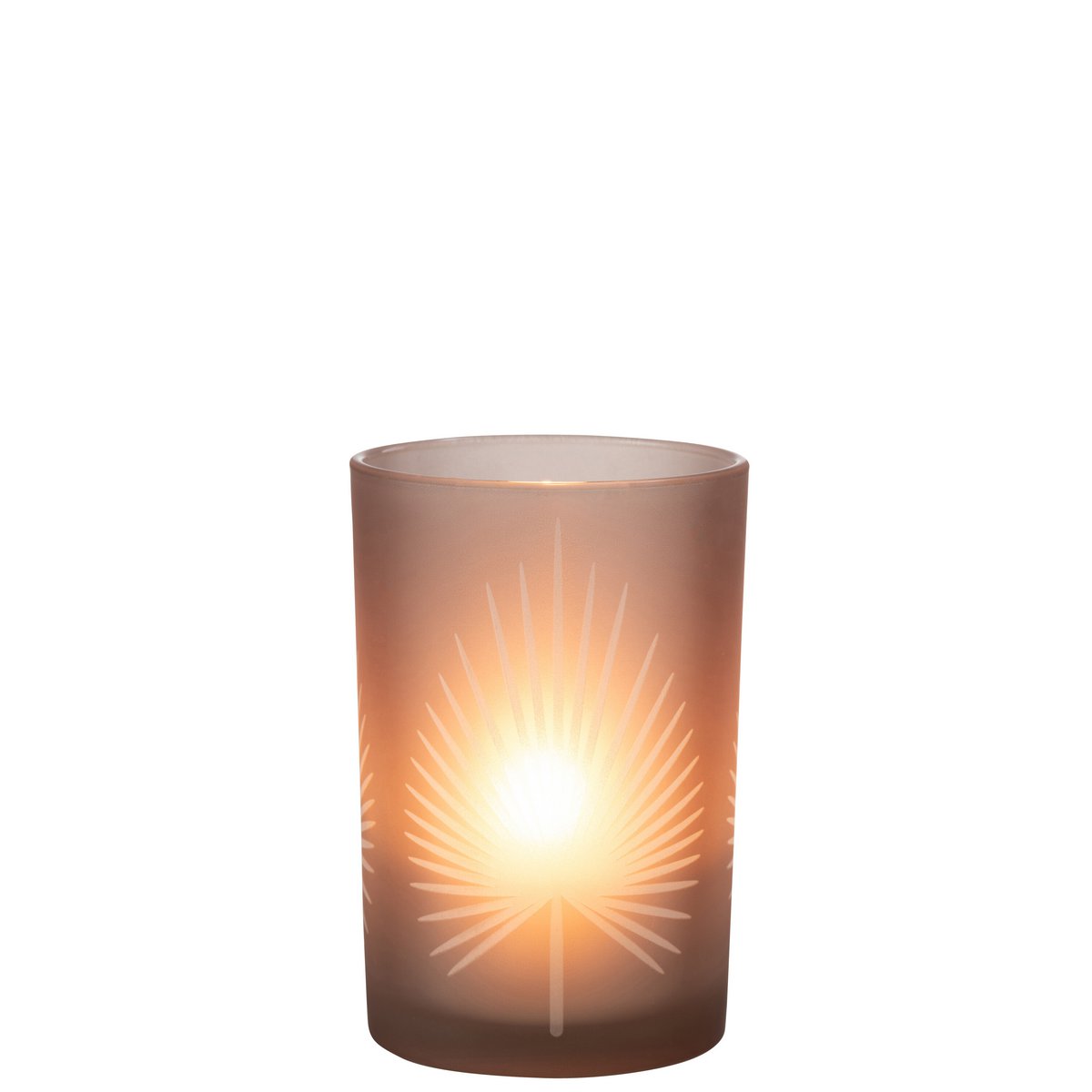 Lanterne J-Line Palmblad, détail du verre et de la base