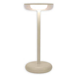 Lampe à poser sans fil dimmable en métal beige