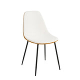 Chaise de salle à manger Tallos Blanc cassé