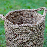 Panier à linge | Panier de plantes | Panier de Rangement BALAI en Jacinthe d'Eau (3 tailles)