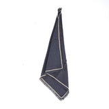 Serviette La Toscane - Noir Naturel - 45x45