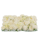 Panneau Flower Mix Blanc de J-Line, vue latérale illustrant la texture et la profondeur.