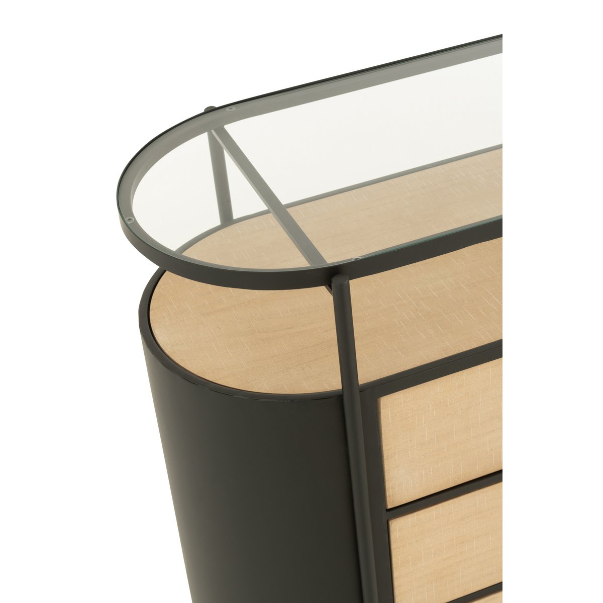 Détail des poignées de l'armoire J-Line Avy