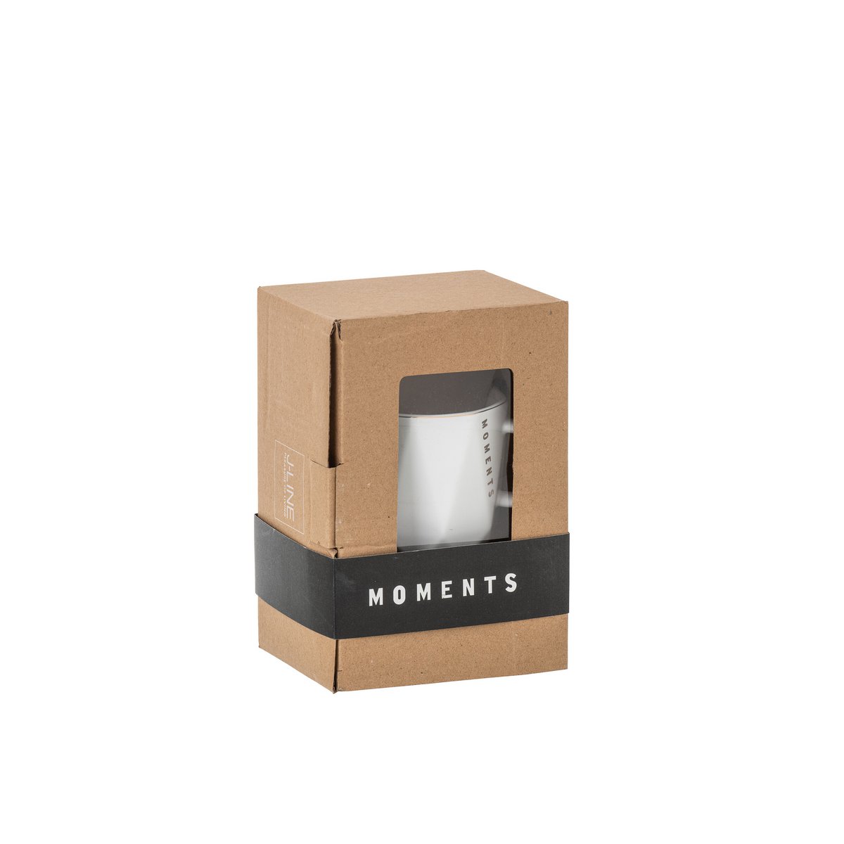 Détail du mug en céramique blanche avec cuillère