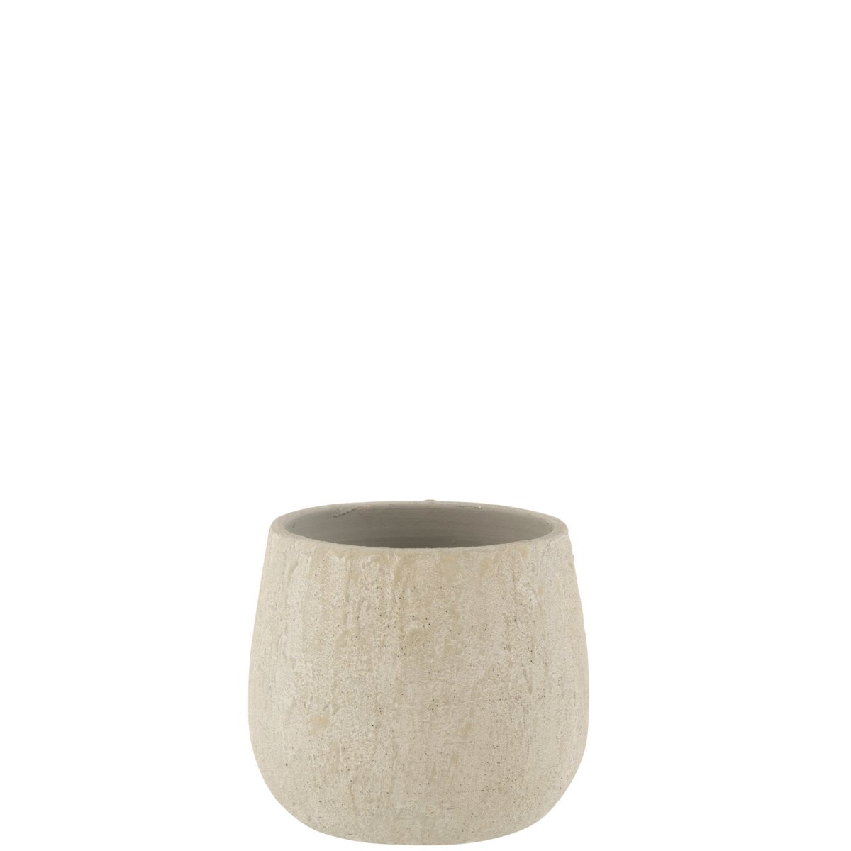 Pot de fleur J-Line Speckle, vue de côté montrant la hauteur