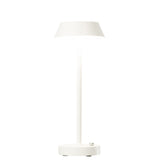 Lampe de table J-Line Noé en métal blanc vue de face