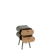 Armoire de chevet J-Line stylisée avec accessoires