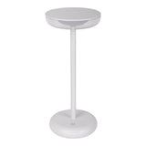 «Pasi» de la tablette sans fil pour l'extérieur et à l'intérieur, en métal et en plastique en blanc, dimmable, avec une fonction tactile et mémoire, environ. 26 cm de haut
