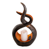 LED SOLAR Decol Light "Candle Flame", pour le plastique brun extérieur, LED intégré.
