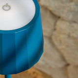Lampe de table rechargeable bleue Wouter Delftware