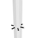 Gorillz Molto - Industriel - Porte-Manteau Sur Pied - 14 Patères - Blanc