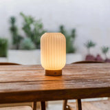 Lampe rechargeable Lilly marron clair