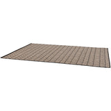 Détail du tapis Sadar 2 outdoor avec finition frangée