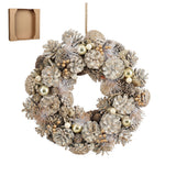 Couronne de Noël Hanley Blanc