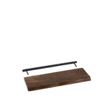 Détail de l'étagère Gérard en bois d'acacia - finition élégante