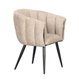 Chaise Breeze Latté beige avec dossier moelleux