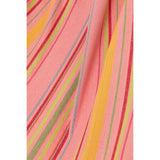Hamac J-Line Rayures Coton/Polyester Rose avec motifs colorés