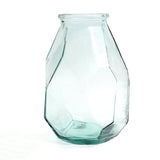 Le Vase Long Origami - Bleu